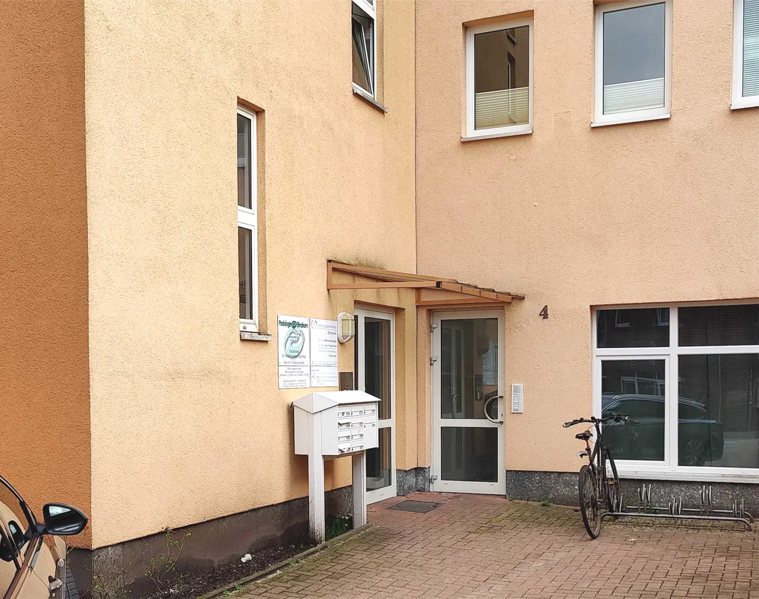 Eingang zum Krankenhaus Podologie Elmshorn