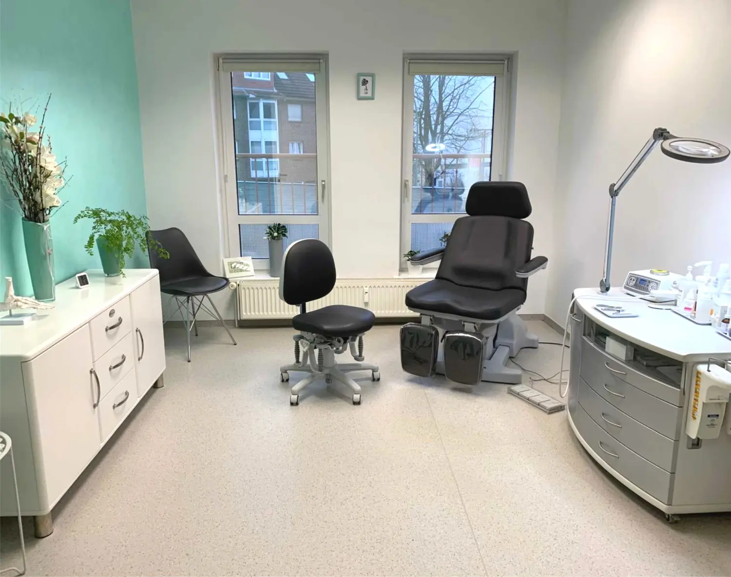 Therapieraum der Podologie Elmshorn