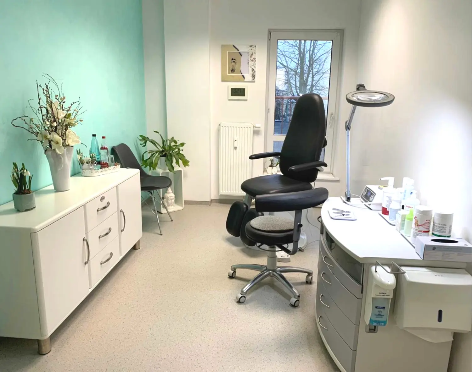 Therapieraum der Podologie Elmshorn